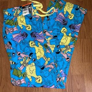 Bioworld SESAME STREET Men's Lounge Sleep Pajama PJ Pants Size Medium 32-34 New